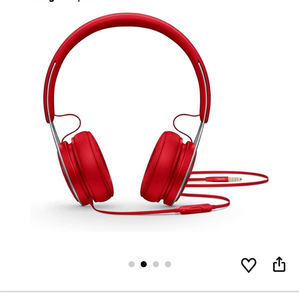 Beats By Dre Red Headphones